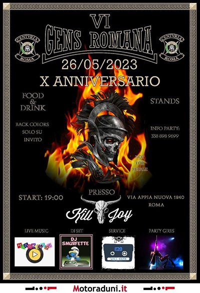 Locandina evento VI CENS ROMANA