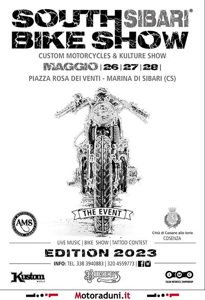 Locandina evento SOUTH BIKE SHOW 2023