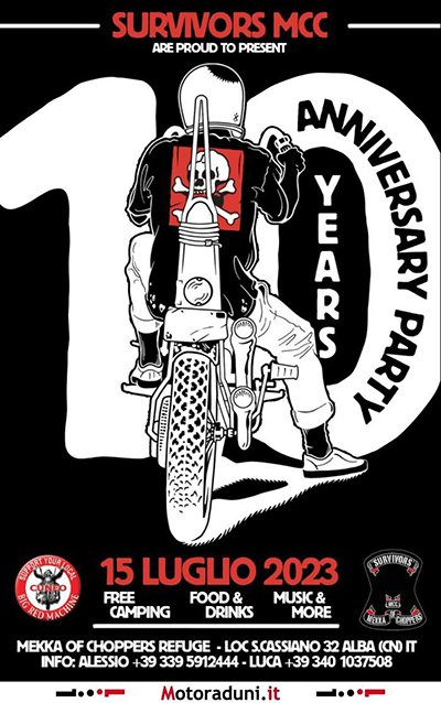 Locandina evento ANNIVERSARY PARTY 10°