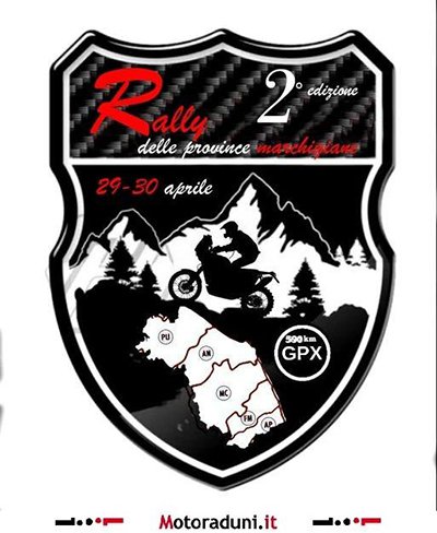 Locandina evento 2° RALLY DELLE PROVINCIE MARCHIGIANE