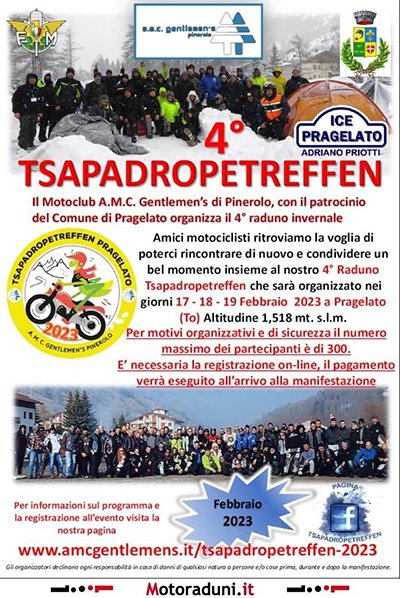 Locandina evento 4° TSAPADROPETREFFE
