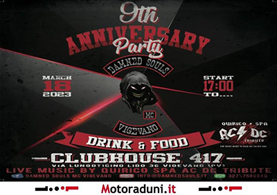 Locandina evento 9° ANNIVERSARY PARTY