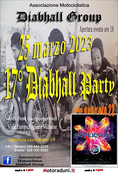 Locandina evento 17° DIABHALL PARTY