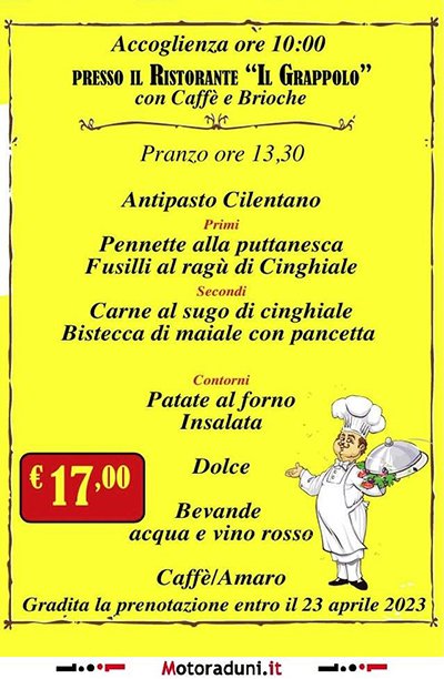 Locandina evento MOTOCINGHIALATA DI PRIMAVERA
