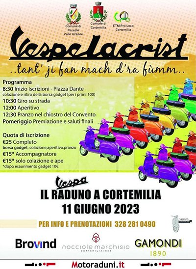 Locandina evento VESPELACRIST