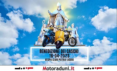 Locandina evento BENEDIZIONE DEI CASCHI E DELLE MOTO