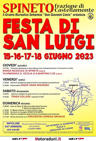Locandina evento SPINETO IN MOTO 2023