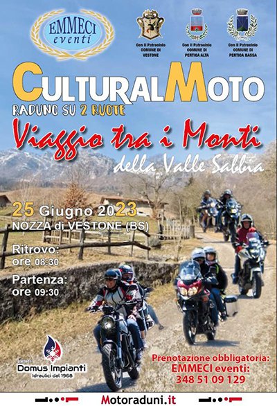 Locandina evento CULTURALMOTO