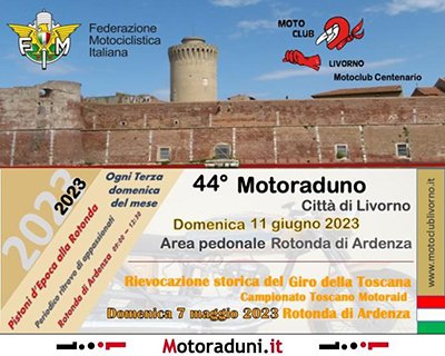 Locandina evento 44° MOTORADUNO CITTA' DI LIVORNO