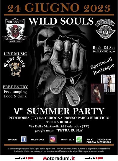Locandina evento V° SUMMER PARTY
