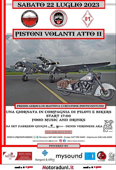 Locandina evento PISTONI VOLANTI ATTO II