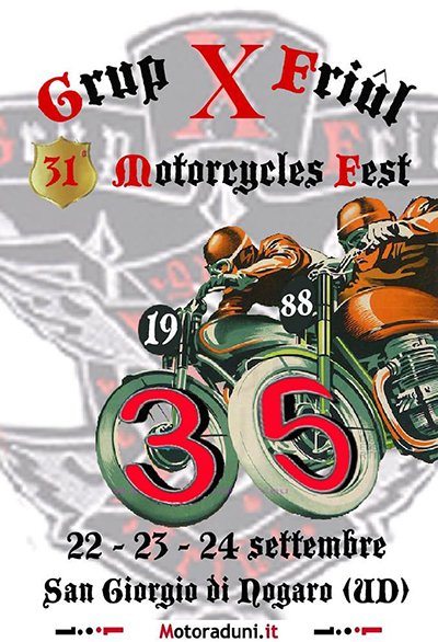 Locandina evento 31° MOTORCYCLES FEST
