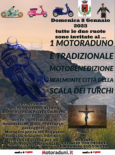 Locandina evento 1 MOTORADUNO REALMONTE