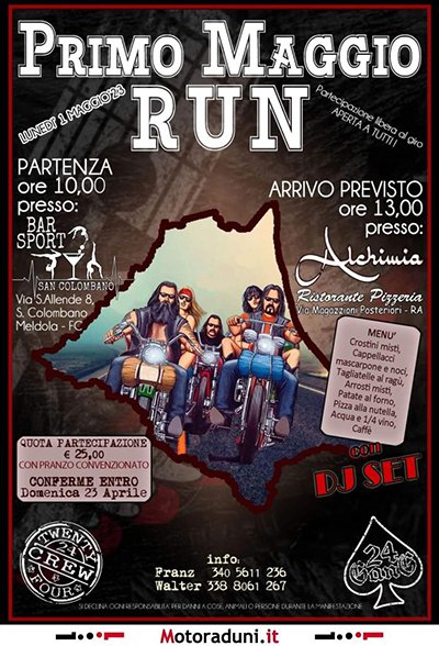 Locandina evento PRIMO MAGGIO RU