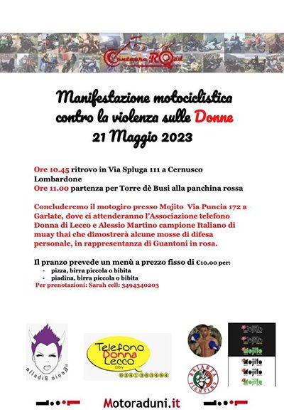 Locandina evento LE CENTAURE ON THE ROAD CONTRO LA VIOLENZA SULLE DONNE