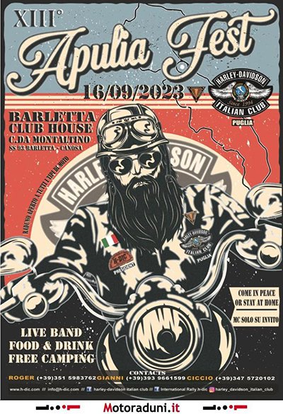 Locandina evento XIII° APULIA FEST
