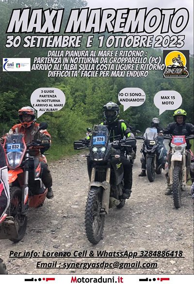 Locandina evento MAXI MAREMOTO