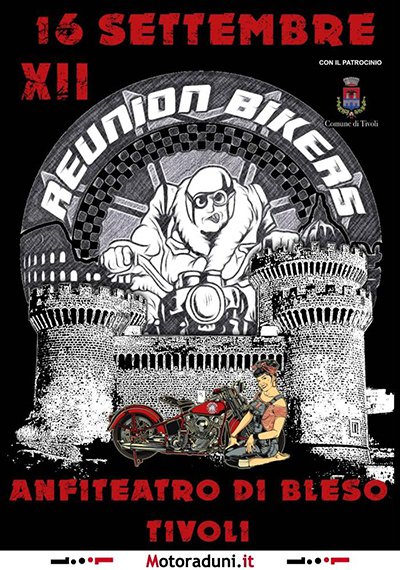 Locandina evento XII REUNION BIKERS