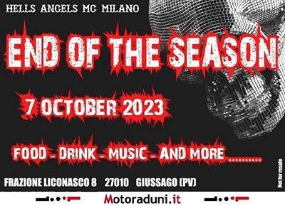 Locandina evento END OF THE SEASO