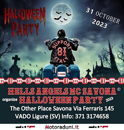 Locandina evento HALLOWEEN PARTY 2023