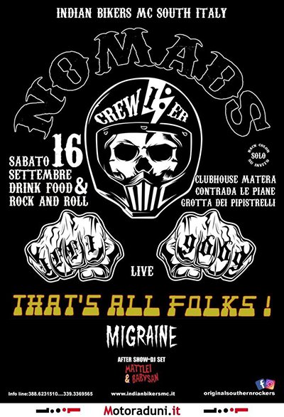 Locandina evento THAT'S ALL FOLKS!
