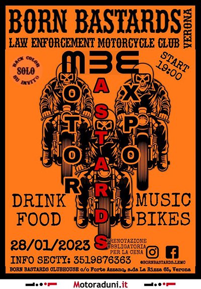 Locandina evento MOTOR BASTASTARDS EXPO 2023