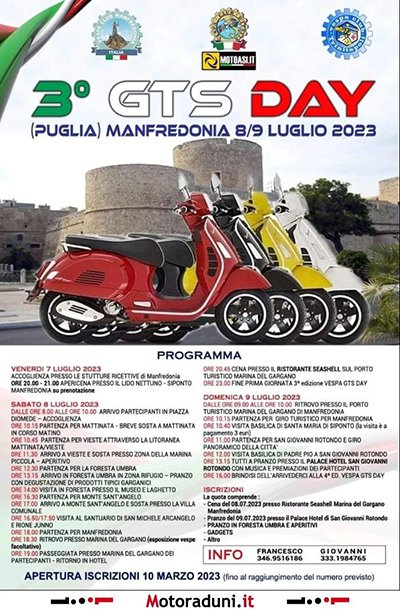 Locandina evento 3° GTS DAYS