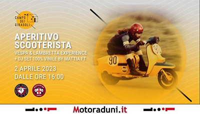 Locandina evento APERITIVO SCOOTERISTA