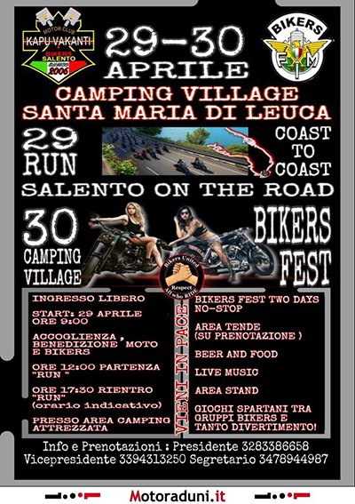 Locandina evento SALENTO ON THE ROAD