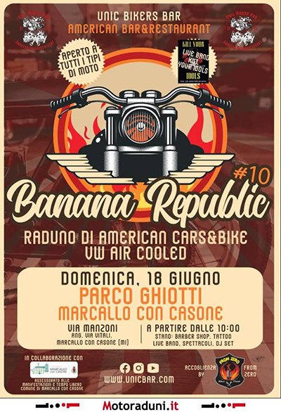 Locandina evento 10° BANANA REPUBLIC