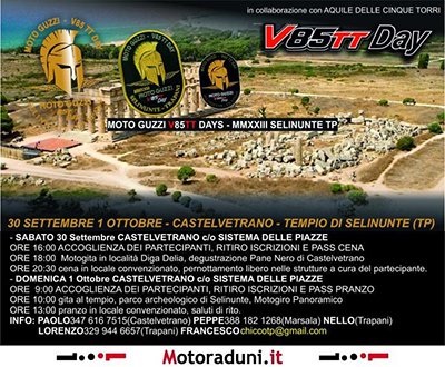 Locandina evento V85 TT DAYS