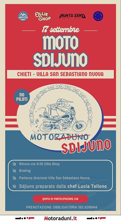 Locandina evento MOTO SDIJUNO
