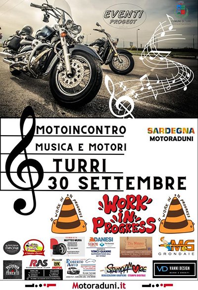 Locandina evento MOTOINCONTRO MUSICA E MOTORI
