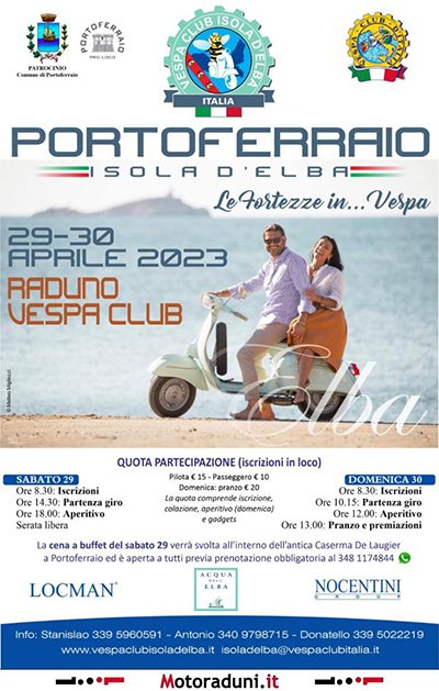 Locandina evento LE FORTEZZE IN... VESPA