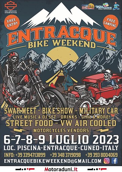 Locandina evento ENTRACQUE BIKE WEEKEND