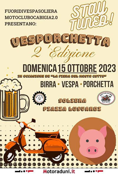 Locandina evento 2° VESPORCHETTA