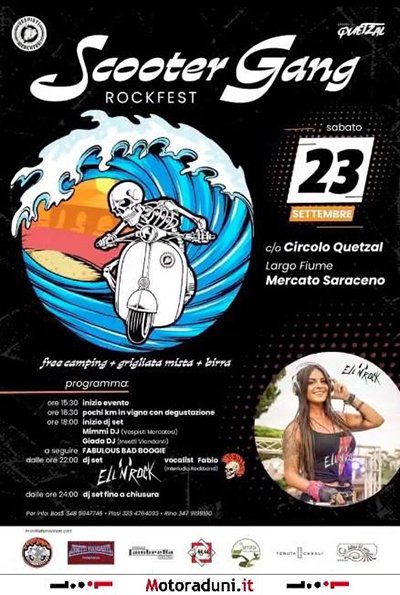 Locandina evento SCOOTER GANG ROCKFEST