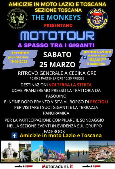 Locandina evento A SPASSO TRA I GIGANTI