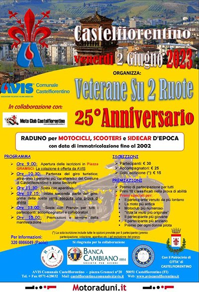 Locandina evento VETERANE SU 2 RUOTE