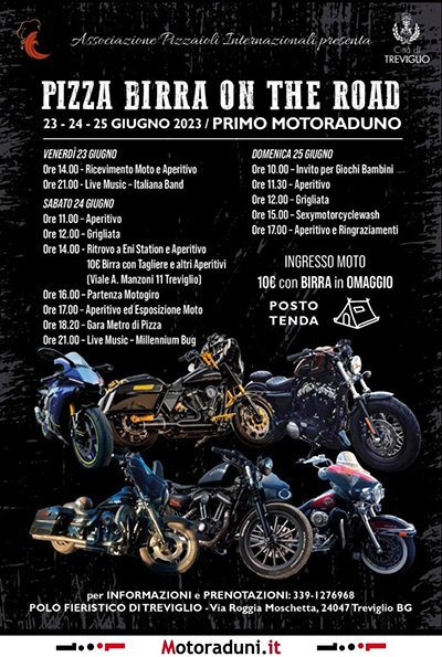 Locandina evento PIZZA BIRRA ON THE ROAD