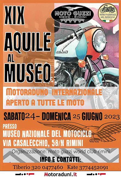 Locandina evento XIX AQUILE AL MUSEO