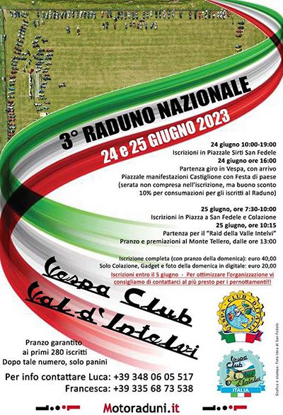 Locandina evento 3° RADUNO NAZIONALE
