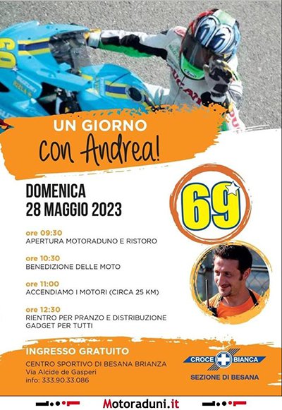 Locandina evento UN GIORNO CON ANDREA