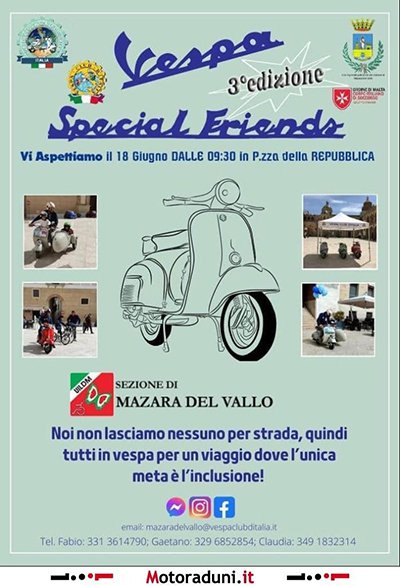 Locandina evento 3° VESPA SPECIAL FRIENDS