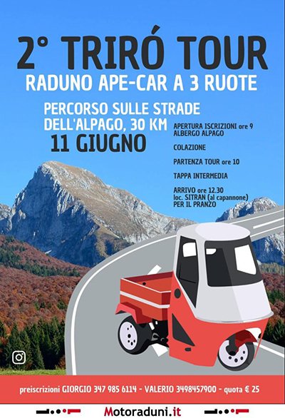 Locandina evento 2° TRIRO' TOUR