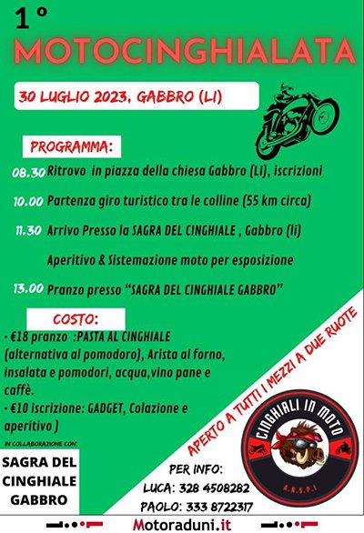 Locandina evento MOTOCINGHIALATA