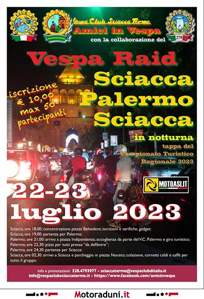Locandina evento VESPA RAID