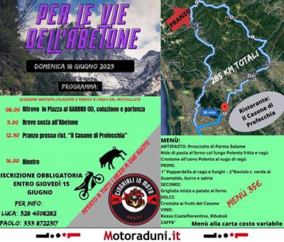 Locandina evento PER LE VIE DELL'ABETONE