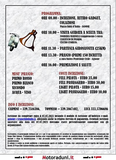 Locandina evento VESPASANNITA 1.0