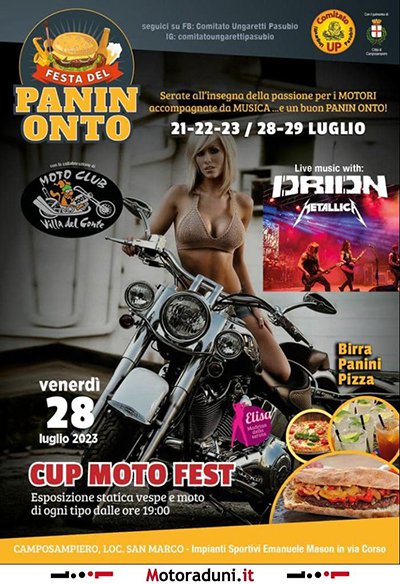 Locandina evento CUP MOTO FEST